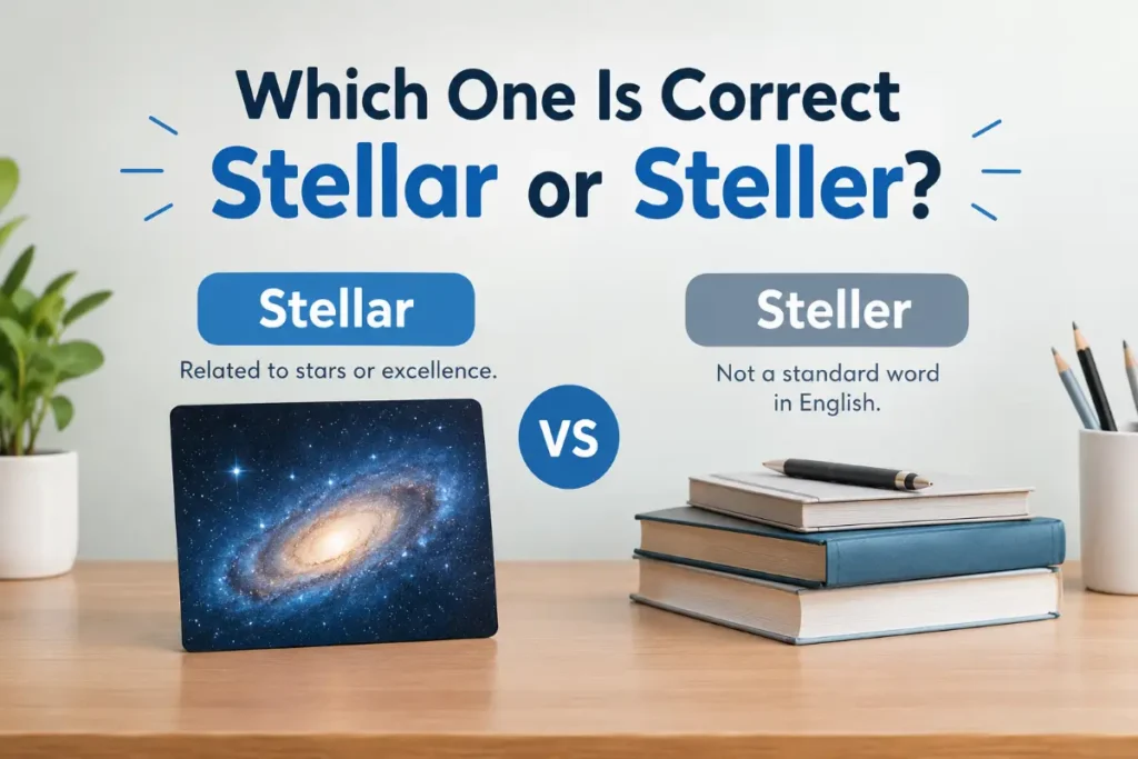 Which One Is Correct Stellar or Steller