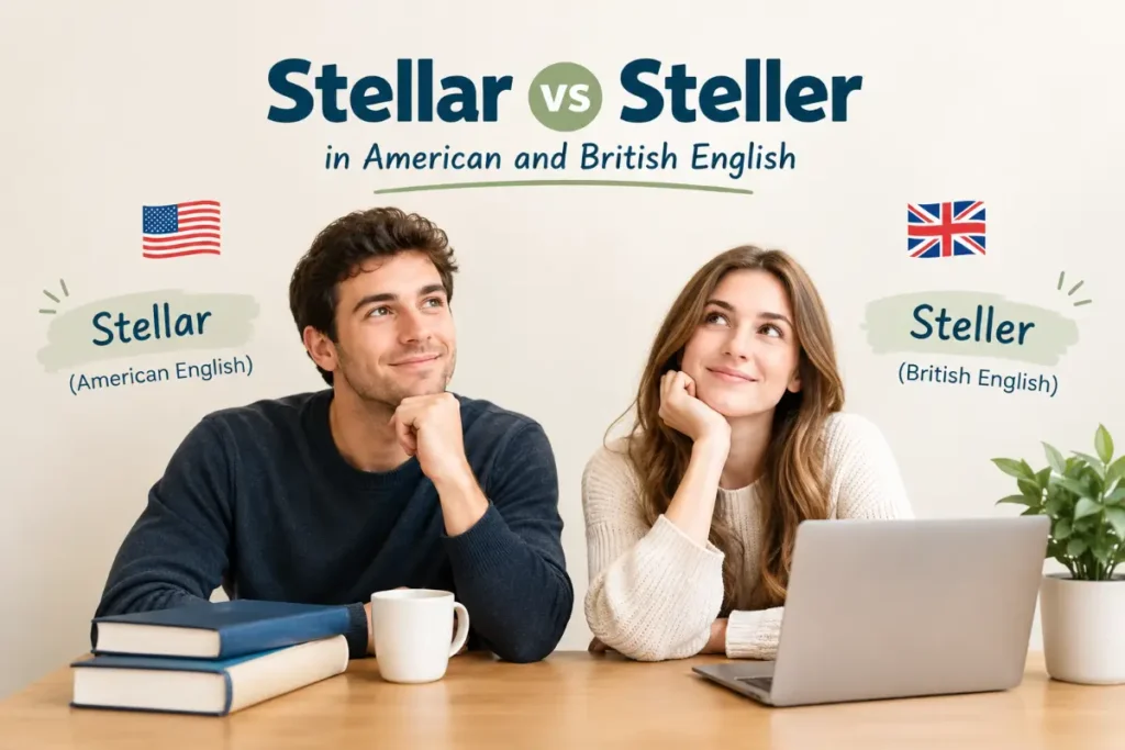 Stellar vs Steller in American and British English