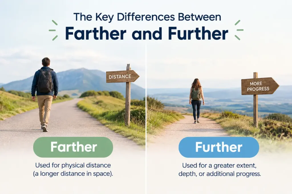 The Key Differences Between Farther and Further